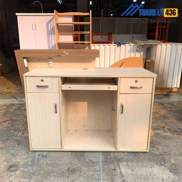 Thanh Lý Quầy Lễ Tân 1m4 Cũ Giá Rẻ quay-le-tan-cu-2 Thanh Lý Quầy Lễ Tân 1m4 Cũ Giá Rẻ
